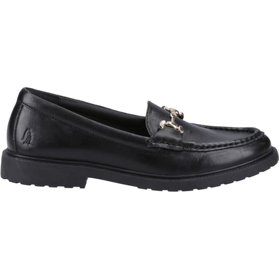 Hush Puppies Verity Snaffle Leder Damen Schwarz Slipper - Image 5