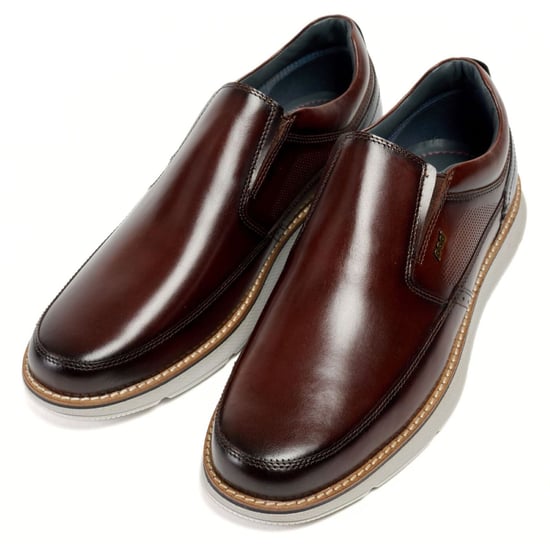 Pod Fowler Leder Herren Tan Slipper - Image 5