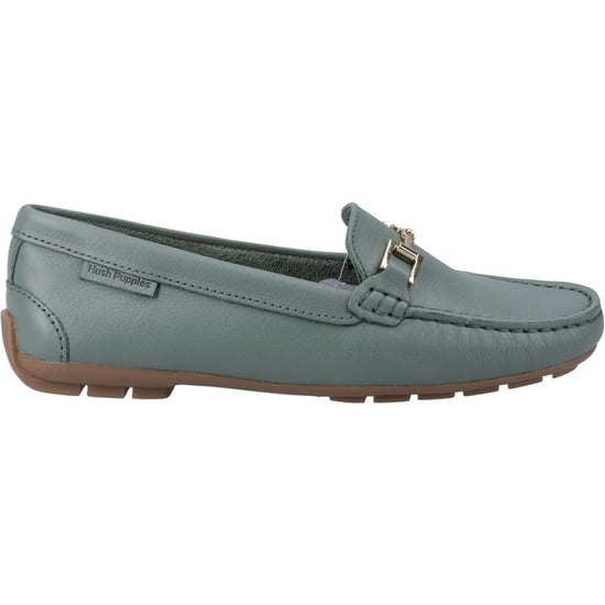 Hush Puppies Eleanor Leder Damen Sage Slipper - Image 4