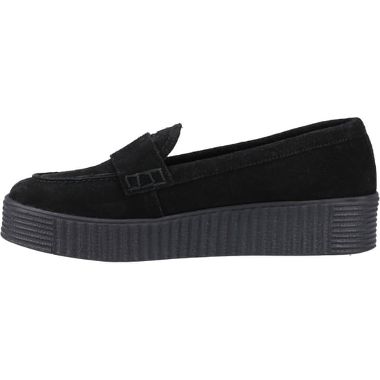 Hush Puppies Tamara Wildleder Damen Schwarz Slipper - Image 4