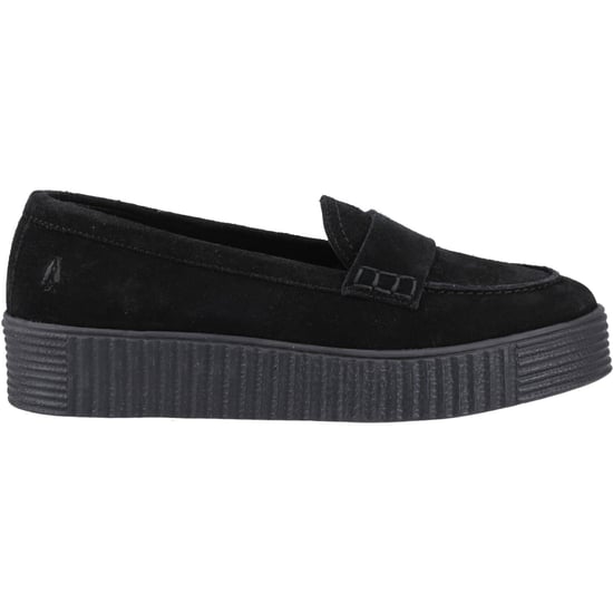 Hush Puppies Tamara Wildleder Damen Schwarz Slipper - Image 5