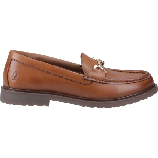 Hush Puppies Verity Snaffle Leder Damen Tan Slipper - Image 5