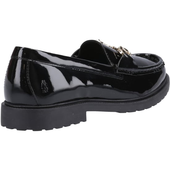 Hush Puppies Verity Patent Snaffle Leder Damen Schwarz Slipper - Image 2