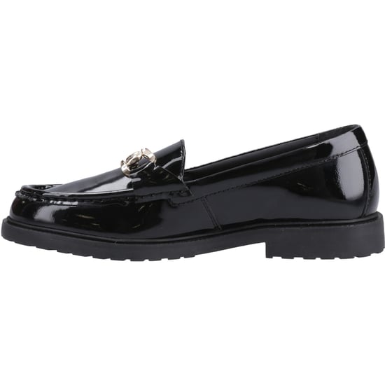Hush Puppies Verity Patent Snaffle Leder Damen Schwarz Slipper - Image 4