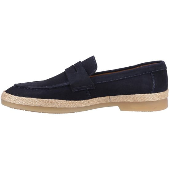 Hush Puppies Laurence Wildleder Herren Slipper Navy - Image 4