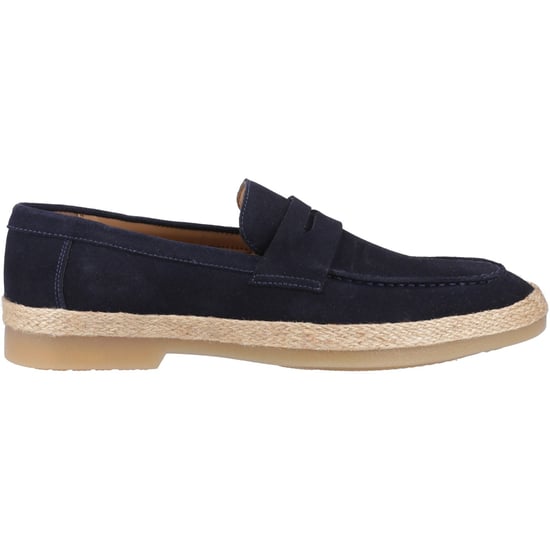 Hush Puppies Laurence Wildleder Herren Slipper Navy - Image 5