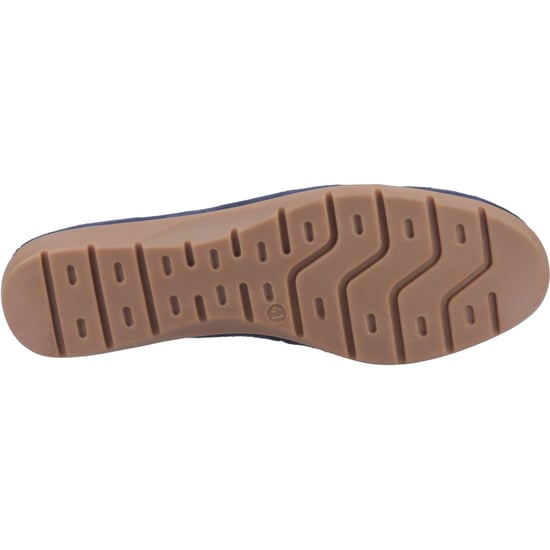 Hush Puppies Shelby Wildleder Damen Mokassins Navy - Image 3