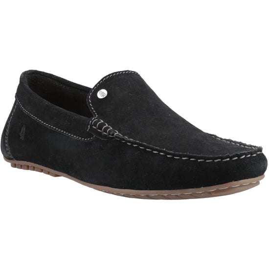 Hush Puppies Ralph Wildlederleder Herren Schwarz Slipper - Image 1