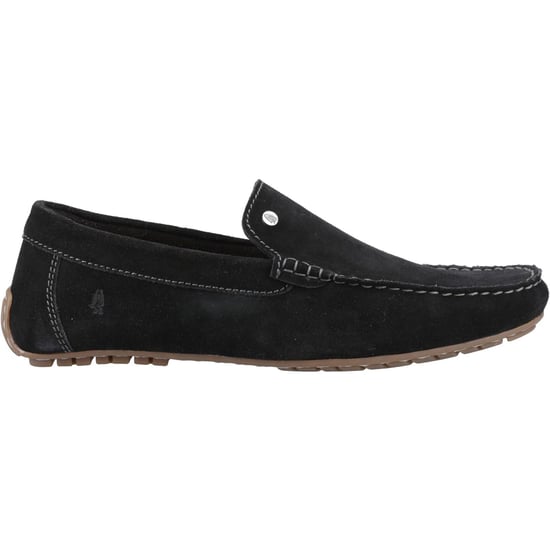 Hush Puppies Ralph Wildlederleder Herren Schwarz Slipper - Image 5