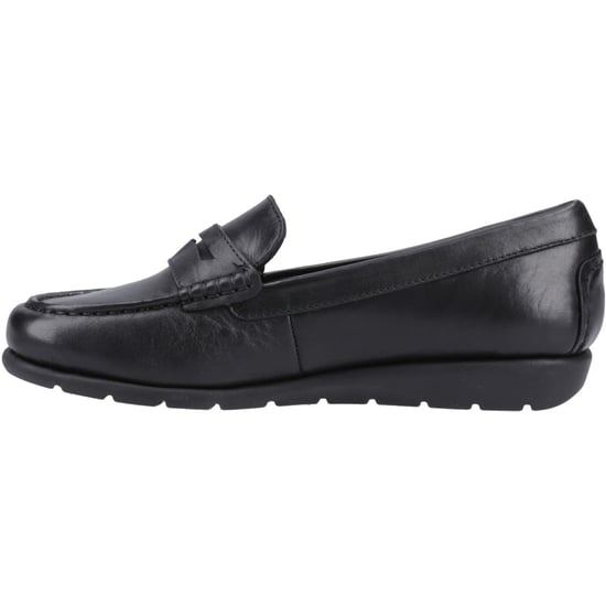 Hush Puppies Shelby Leder Damen Schwarz Slipper - Image 4