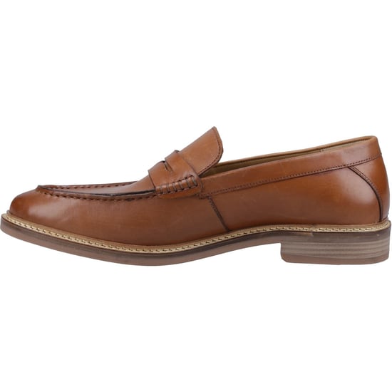Hush Puppies Benedict Leder Herren Tan Slipper - Image 4