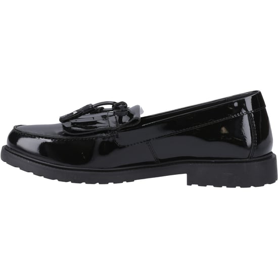 Hush Puppies Verity Kiltie Leder Damen schwarze Slipper - Image 4