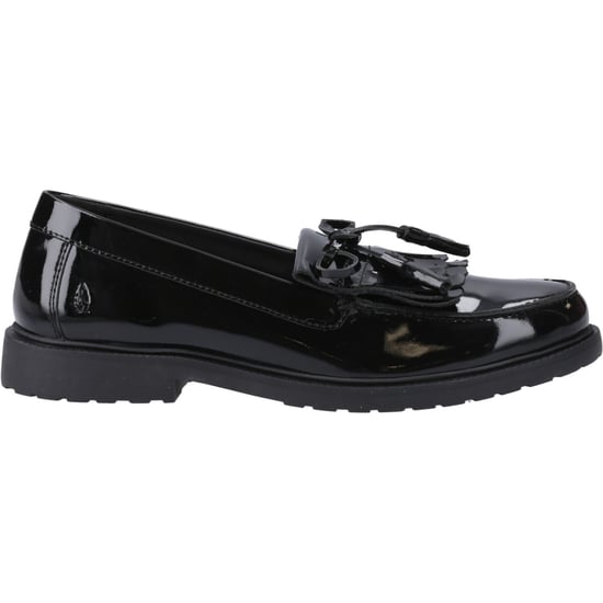 Hush Puppies Verity Kiltie Leder Damen schwarze Slipper - Image 5