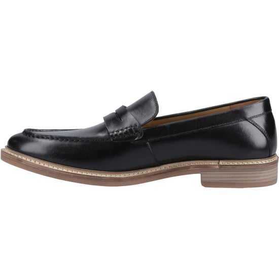 Hush Puppies Benedict Leder Herren Schwarz Slipper - Image 4