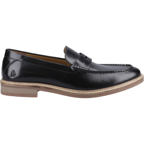 Hush Puppies Benedict Leder Herren Schwarz Slipper - Image 5
