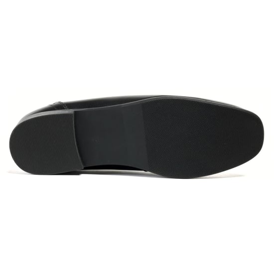 Pod Penny Leder Damen schwarze Slipper - Image 3