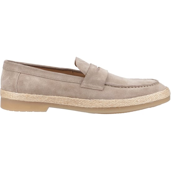 Hush Puppies Laurence Wildleder Herren Mokassins in Taupe - Image 5