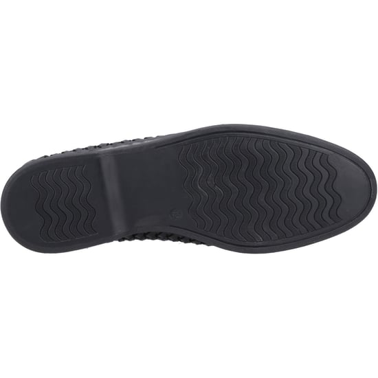 Hush Puppies Bowie Leder Herren Schwarze Slipper - Image 3