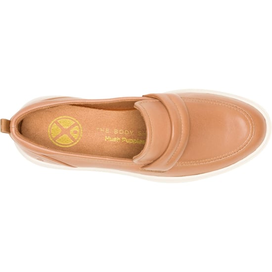 Hush Puppies Joy Penny Leder Damen Ballerinas in Tan - Image 4