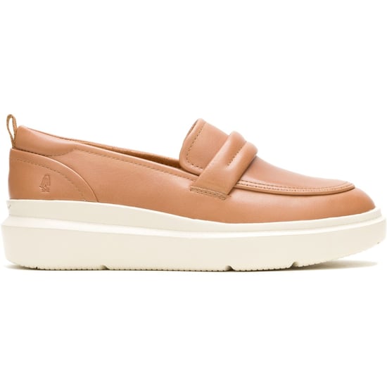 Hush Puppies Joy Penny Leder Damen Ballerinas in Tan - Image 6