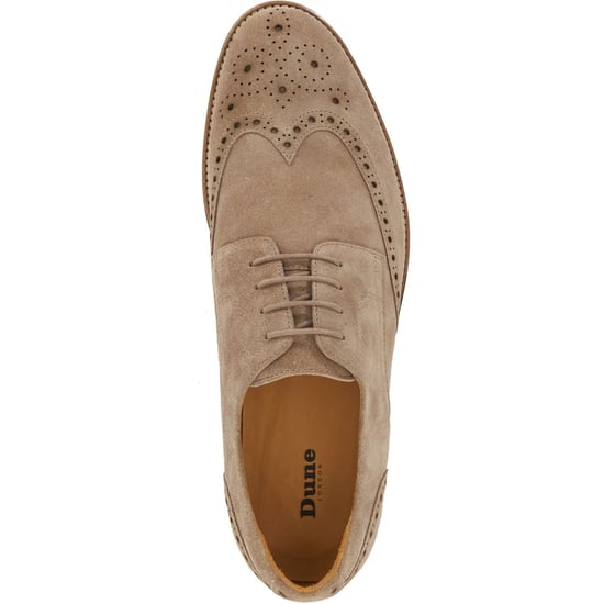 Dune Stanford Wildleder Herren Beigefarbene Brogues Schuhe - Image 3