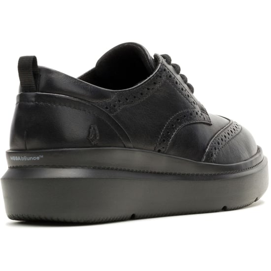 Hush Puppies Joy Leder Damen Schwarz/Schwarz Brogues Schuhe - Image 2