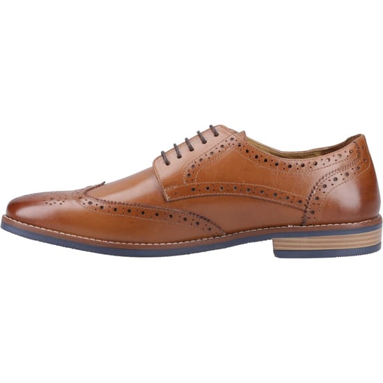 Hush Puppies Mack Leder Herren Tan Brogues Schuhe - Image 4