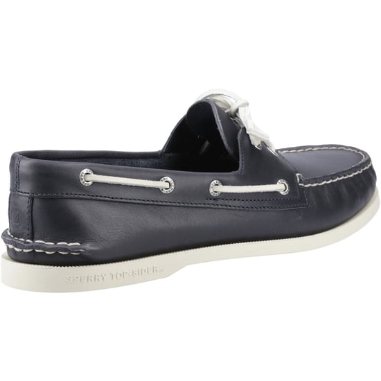 Sperry Authentische 2-Augen-Leder-Herren-Bootsschuhe in Marineblau - Image 2