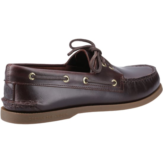 Sperry Authentic 2-Augen-Leder Herren Amaretto Bootschuhe - Image 2