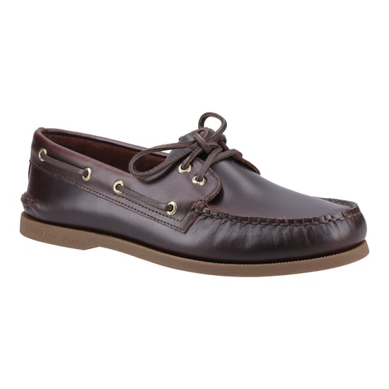 Sperry Authentic 2-Augen-Leder Herren Amaretto Bootschuhe - Image 6