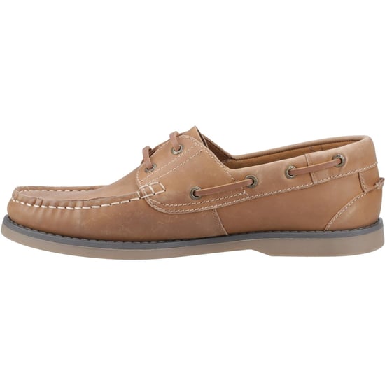 Hush Puppies Wilson Leder Herren Tan Bootsschuhe - Image 4