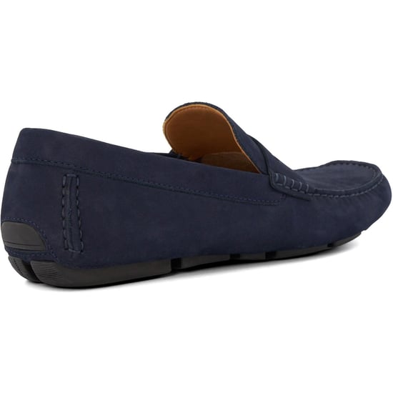 Dune Bradlay Wildleder Herren Blau Mokassinschuhe - Image 2