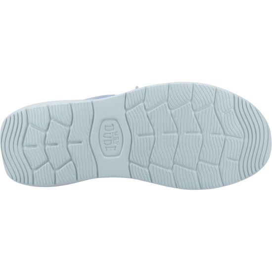 HEYDUDE Wendy COMF Wildleder Damen Mokassins Schuhe in Verwaschenem Denim/Cloud Blau - Image 3