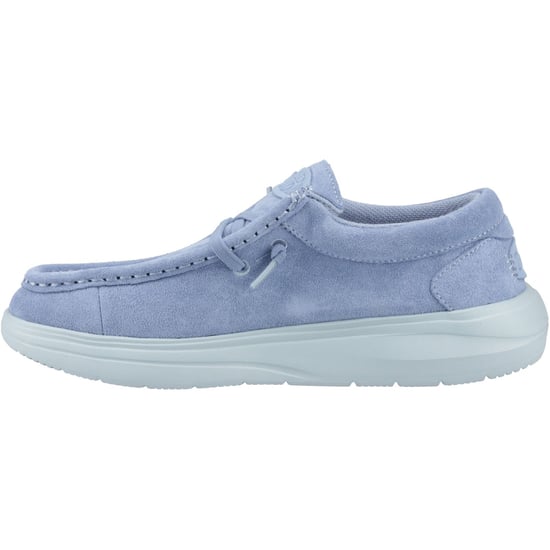 HEYDUDE Wendy COMF Wildleder Damen Mokassins Schuhe in Verwaschenem Denim/Cloud Blau - Image 4