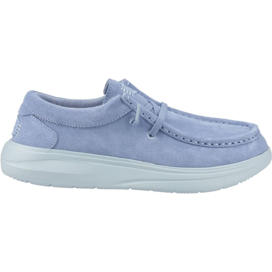 HEYDUDE Wendy COMF Wildleder Damen Mokassins Schuhe in Verwaschenem Denim/Cloud Blau - Image 5