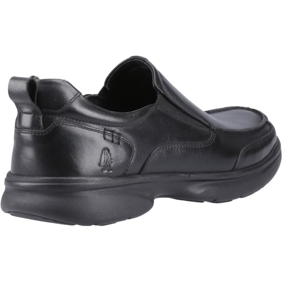 Hush Puppies Harold Leder Herren Schwarz Mokassin Schuhe - Image 2