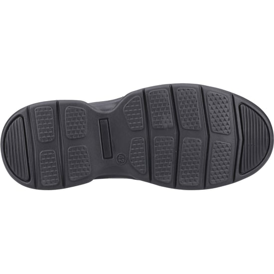 Hush Puppies Harold Leder Herren Schwarz Mokassin Schuhe - Image 3