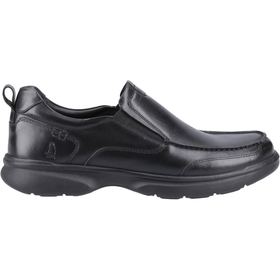 Hush Puppies Harold Leder Herren Schwarz Mokassin Schuhe - Image 5
