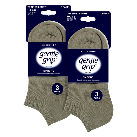 6er Pack Diabetiker Trainer Socken für Damen | Extra breite Knöchelsocken - Image 2