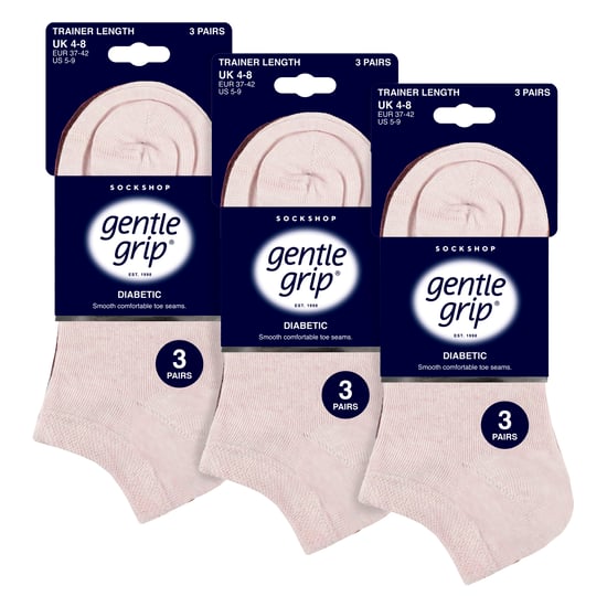 9 Paar Damen Diabetikersocken | Knöchelsocken für geschwollene Füße - Image 2
