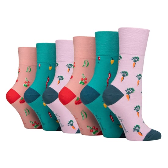 6 Paar Damen Nicht-elastische Weiche Oberschenkel diabetiker Socken - Image 1