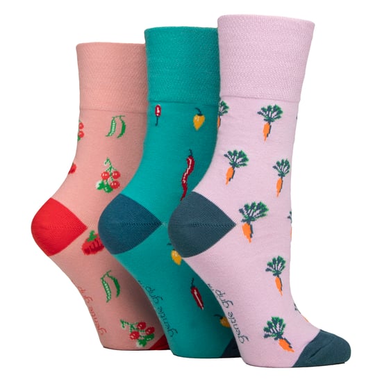 6 Paar Damen Nicht-elastische Weiche Oberschenkel diabetiker Socken - Image 3