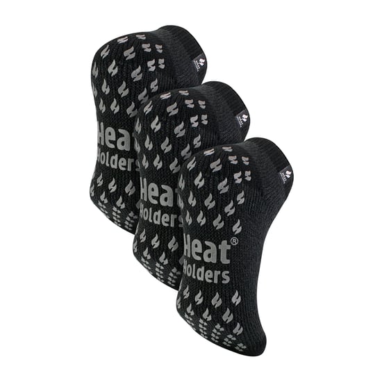 3 Paar Herren 2.3 TOG rutschfeste, niedrig geschnittene, thermische Socken für Slipper - Image 1