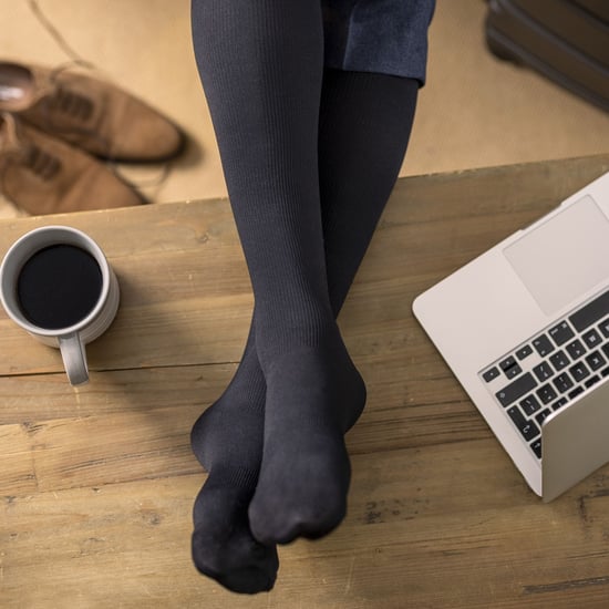 1 Pack Damen 18 mmHg Graduierte Kompressionsflugsocken für DVT - Image 2