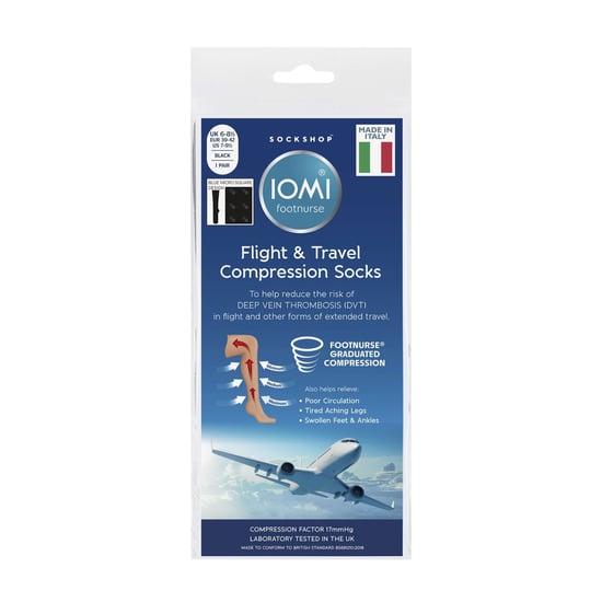 1 Pack Herren 18 mmHg Graduierte Kompressionsflugstrümpfe für DVT - Image 2