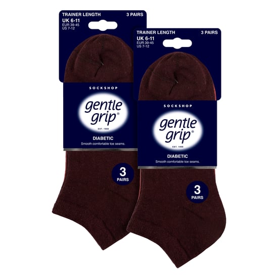 6er-Pack Herren Diabetiker Trainingssocken | Weite Knöchelsocken mit lockerem Bund - Image 2