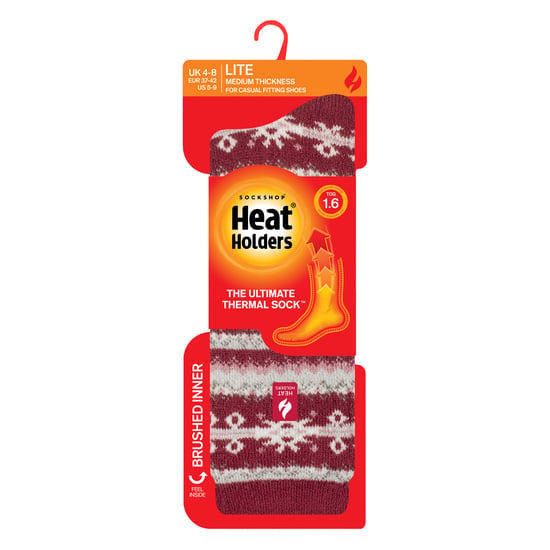 Damen Thermo-Leicht-Muster-Socken für den Winter - Image 2