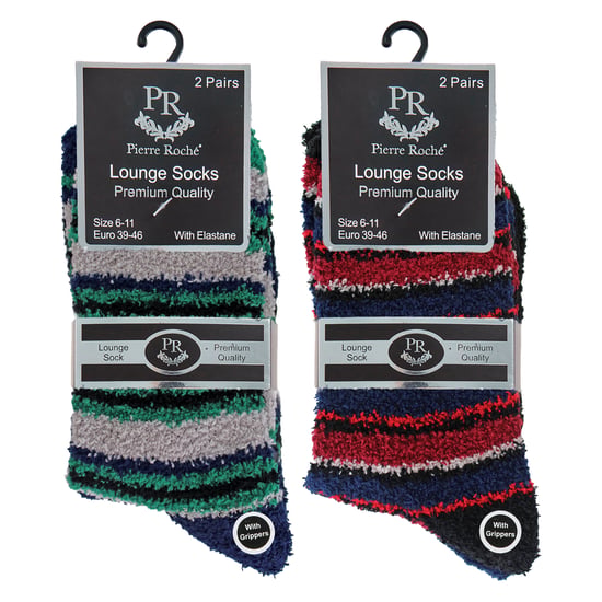4er-Pack Herrenschlafsocken aus weichem, flauschigem Material mit rutschfesten Sohlen - Image 2