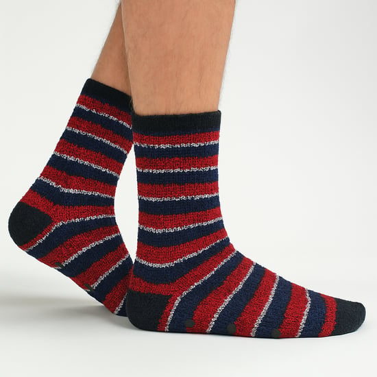 4er-Pack Herrenschlafsocken aus weichem, flauschigem Material mit rutschfesten Sohlen - Image 4