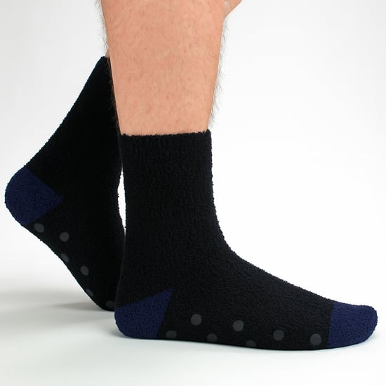 4er-Pack Herrenschlafsocken aus weichem, flauschigem Material mit rutschfesten Sohlen - Image 5